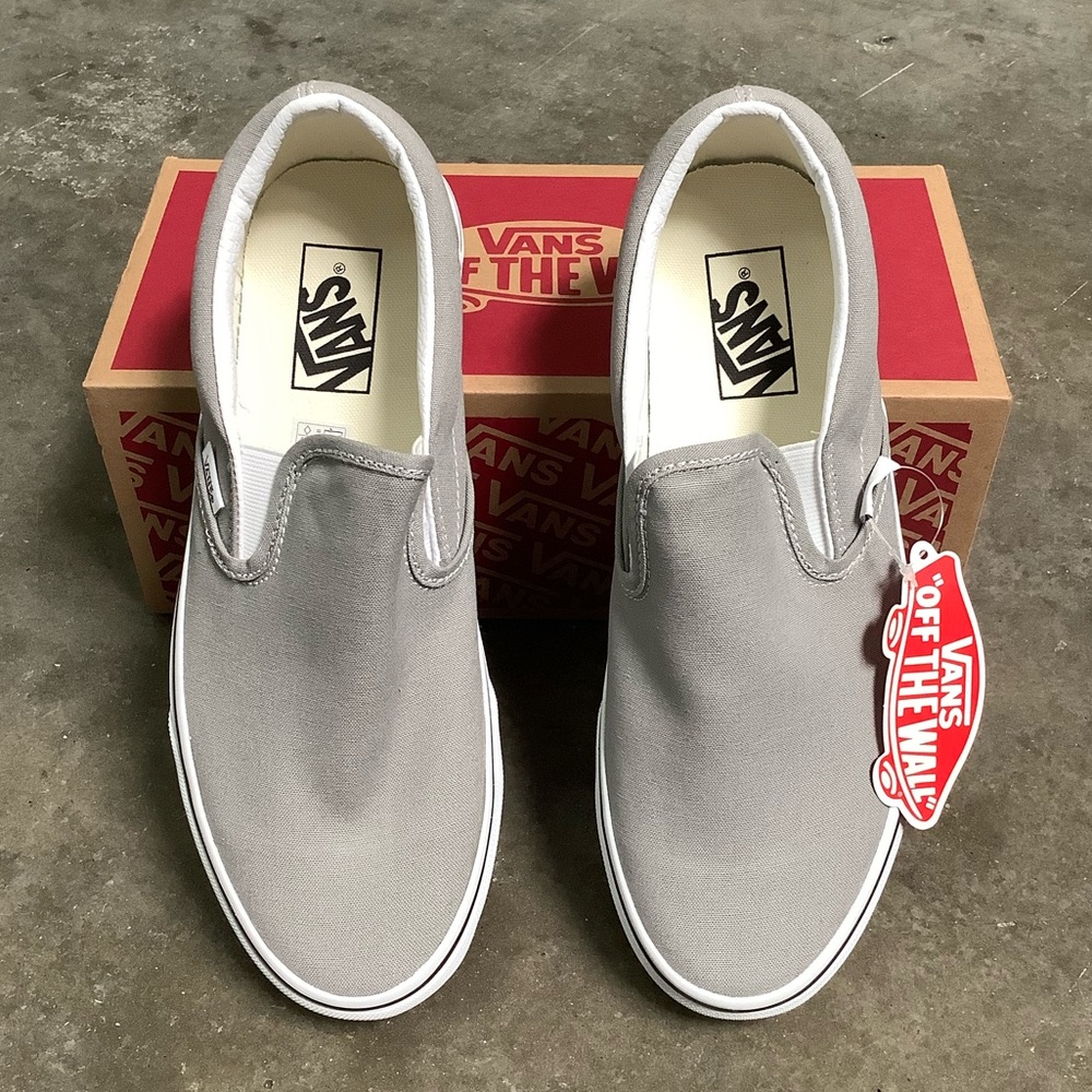Classic Slip-On Drizzle True White 022
